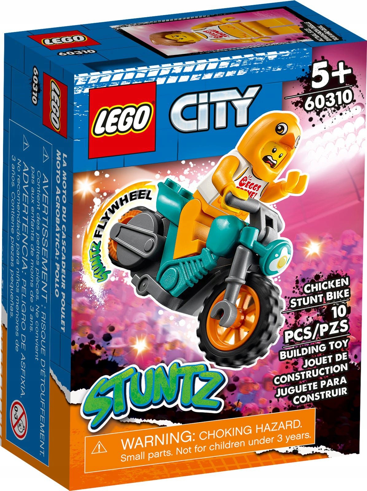 

Lego 60310 City Motocykl kaskaderski z kurczakiem