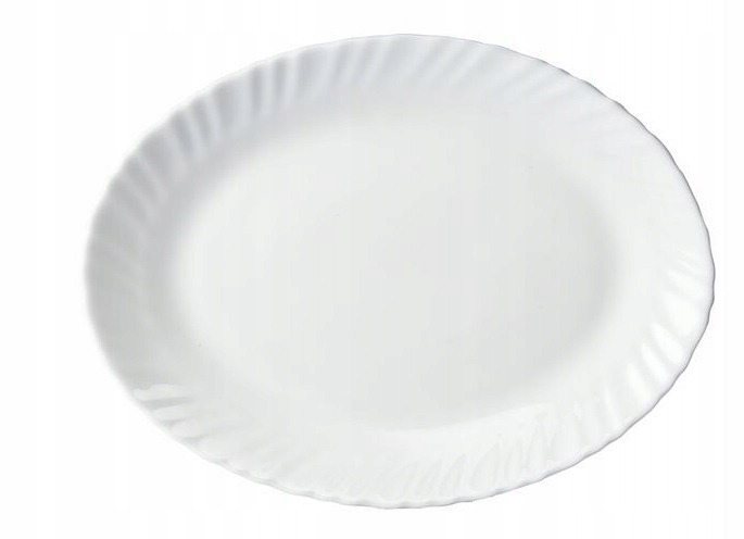 

Talerz Półmisek Owalny Porcelanowy Biały 25 CM