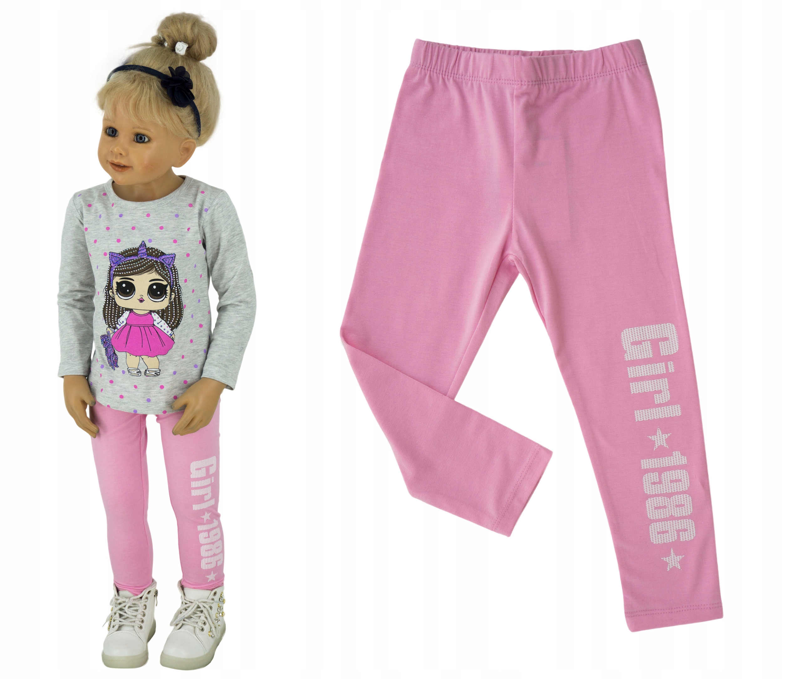 

KR131 Getry / legginsy Girl rozmiar 104