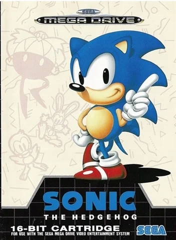 Sonic The Hedgehog - SEGA MEGA DRIVE - SAM CARTRIDGE