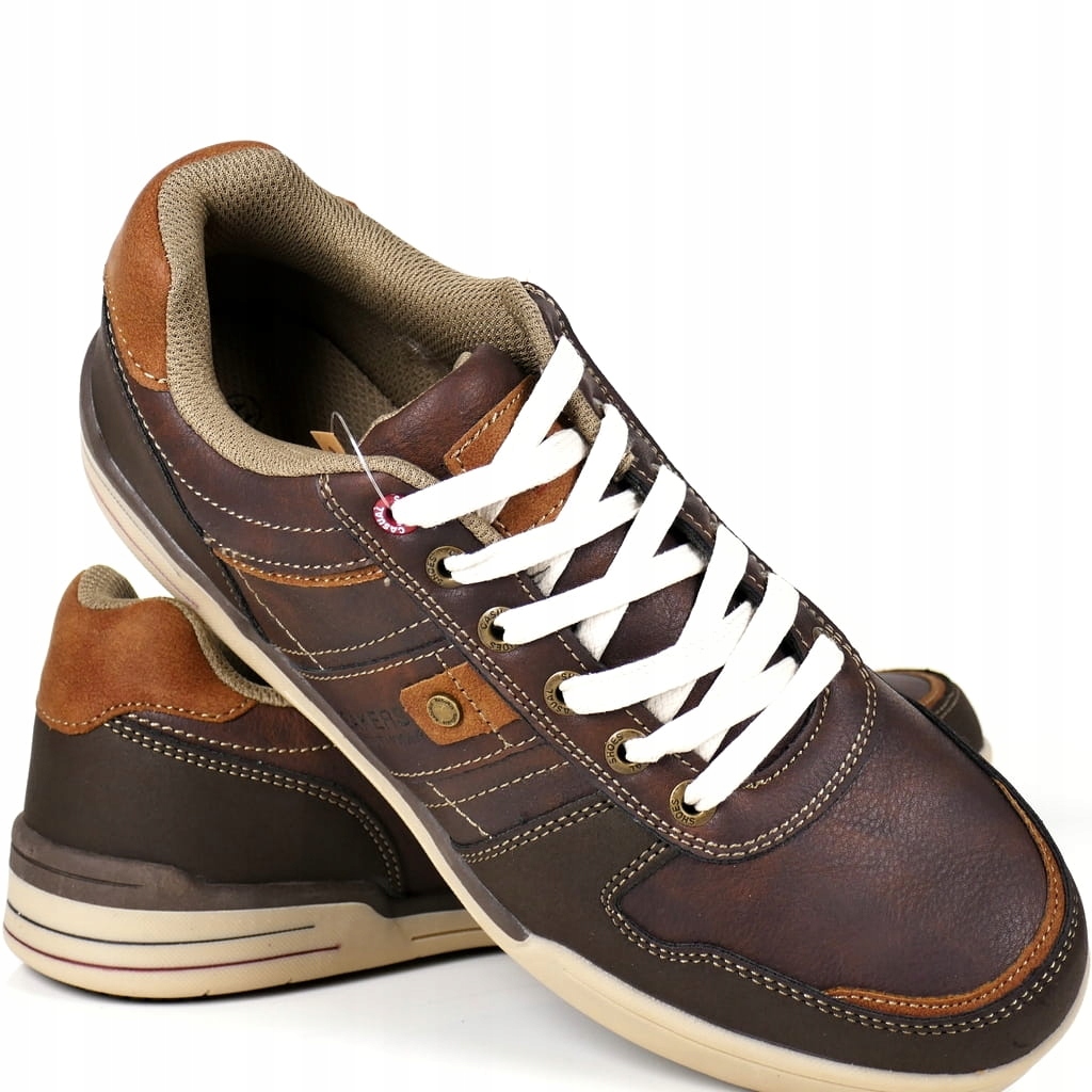 Pánské Sportovní Boty Mustangi, Modré, Hnědé, Šněrovací, Pro Každodenní Nošení, Nové