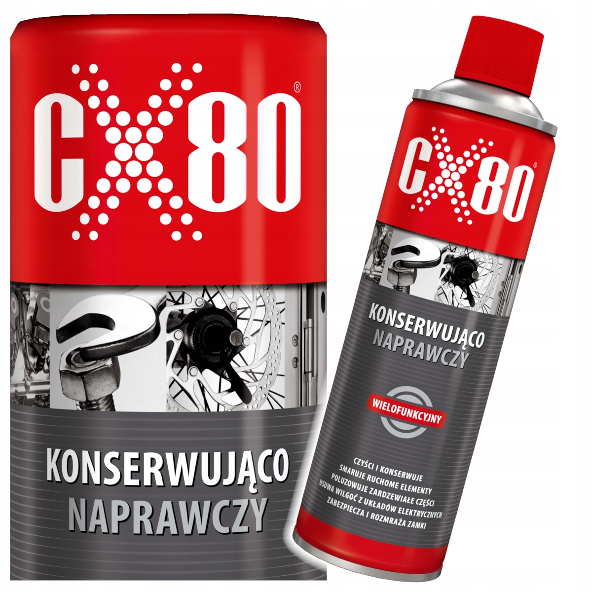 CX80 Płyn Konserwująco naprawczy Odrdzewiacz Wielofunkcyjny Spray 500ml