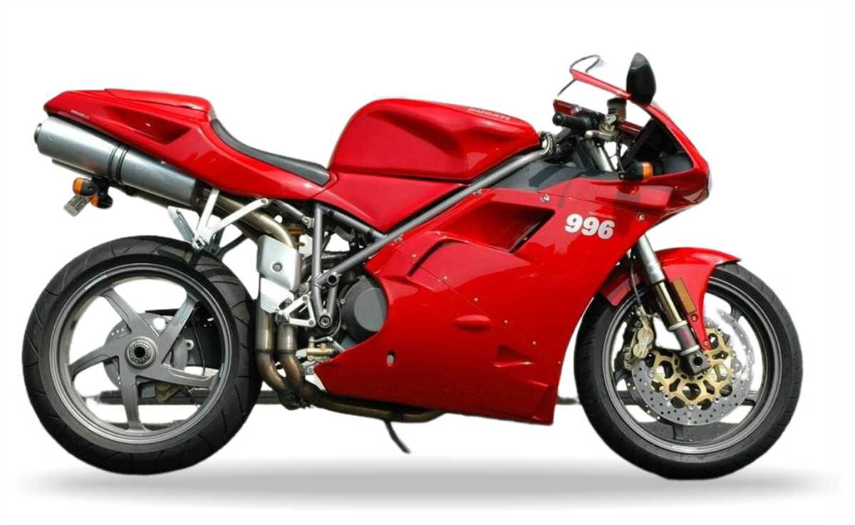 Samolepky Juula Na Motocykl Pro Ducati 996 1996-1998 Červené