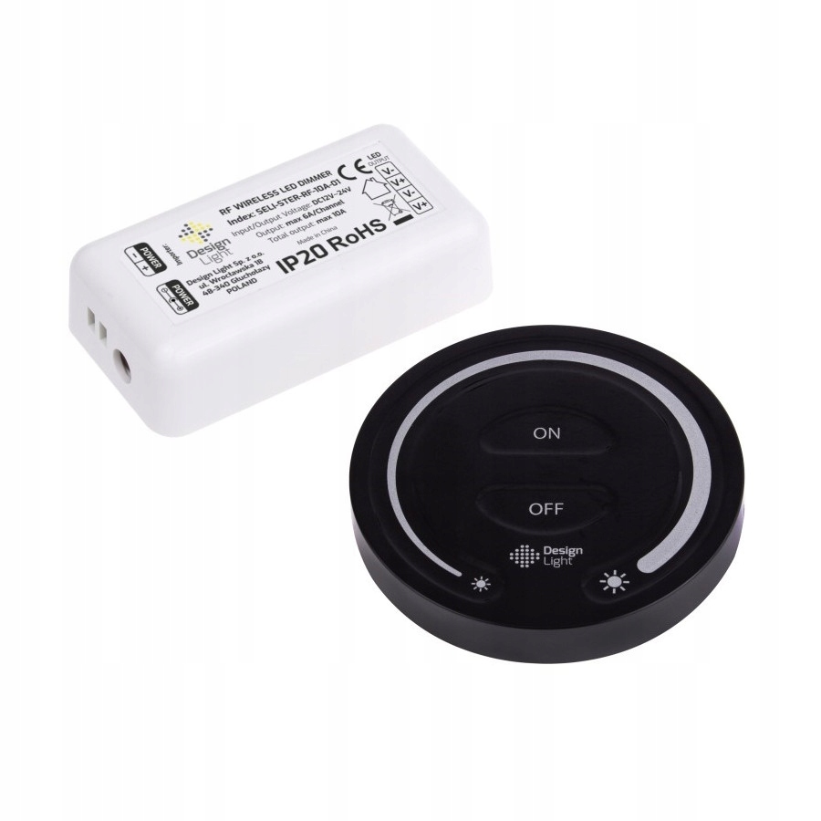 Ściemniacz Led wyłącznik sterownik Seli czarny