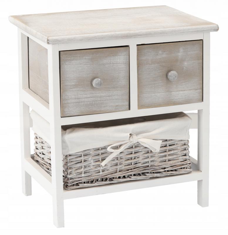 

Komoda Szafka Łazienkowa 3 Szuflady Pokój Szara