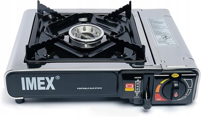 Přenosný Plynový Vařič 2,2 kW Kempingový Volně Stojící Imex JY-500A