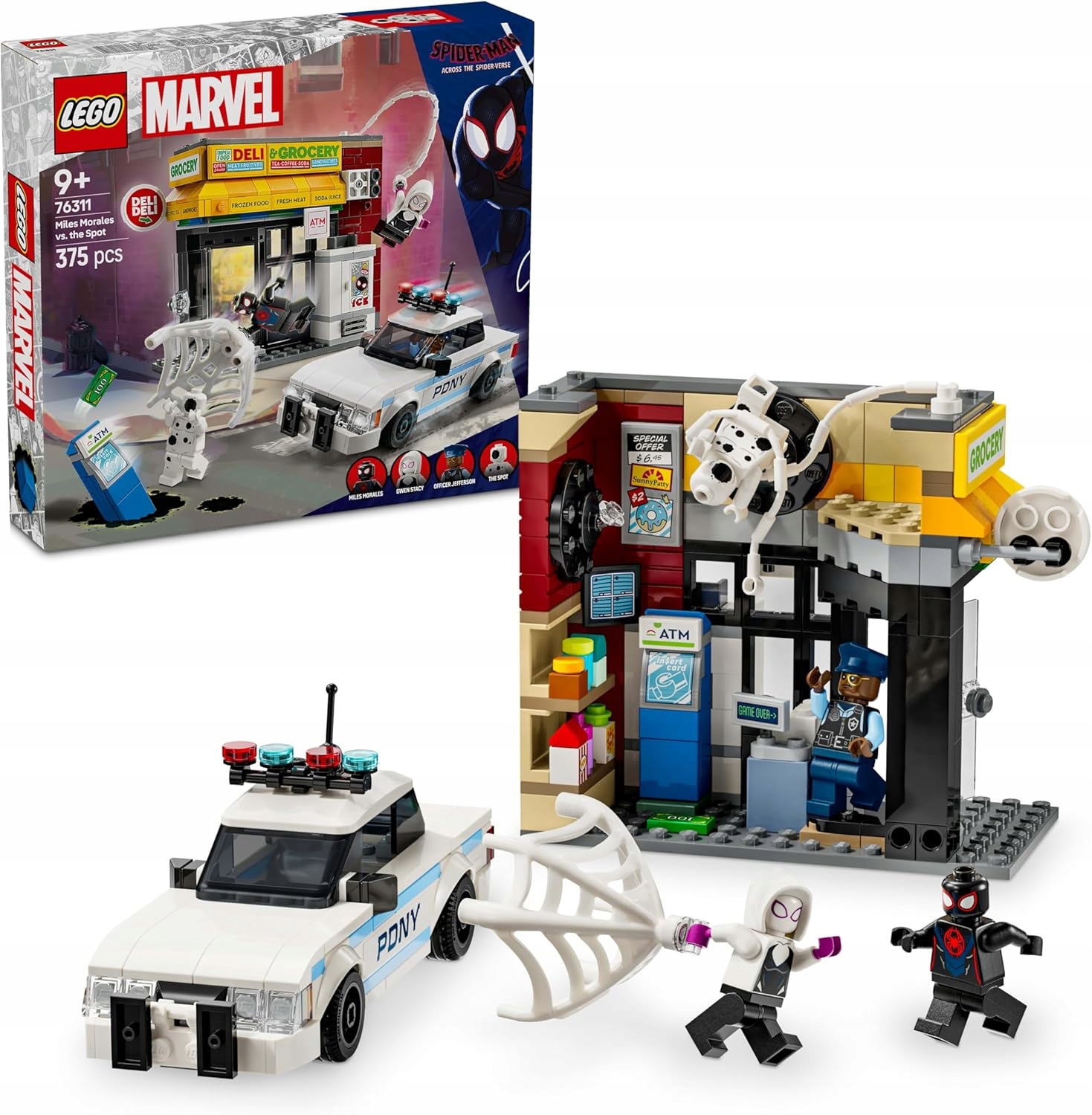 Lego Spider-Man Multiversum Miles Morales versus Spot Sada 9+