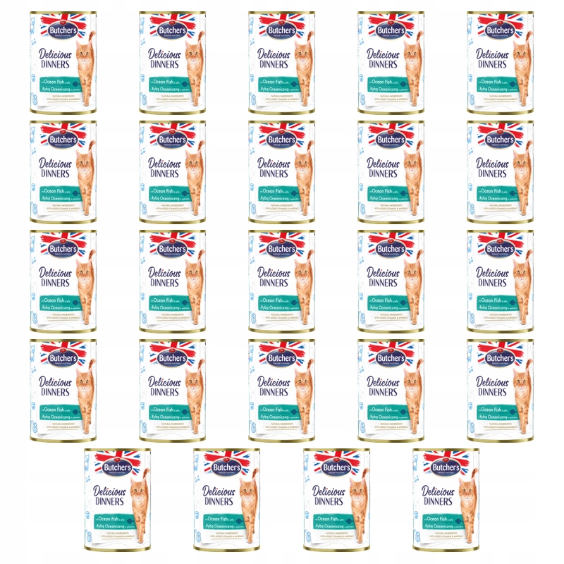 Butcher's Delicious Dinners Krmivo pro kočky Ryba v Želé 400g X24