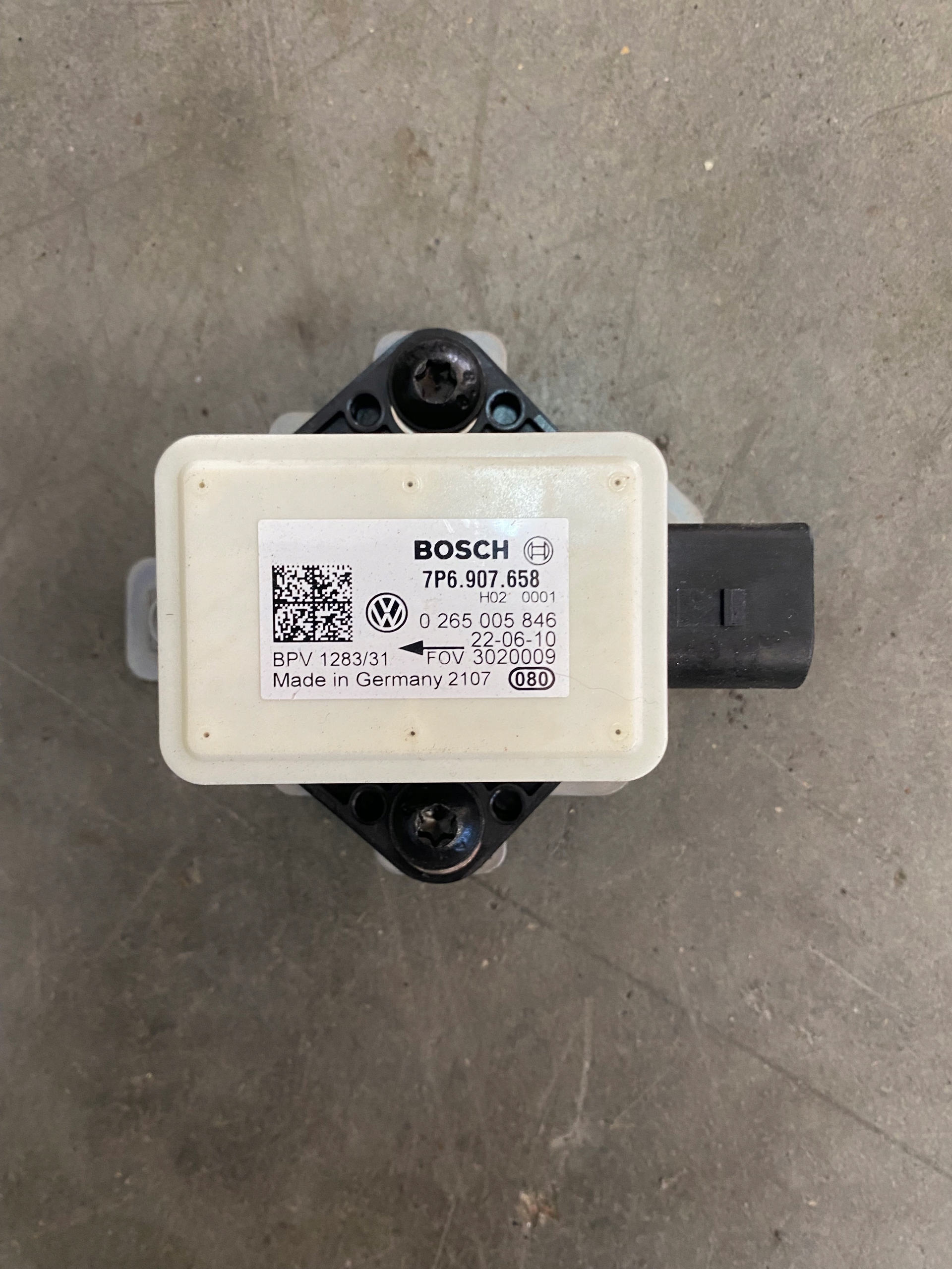 Volkswagen OE 7p6907658 модуль датчика датчик esp