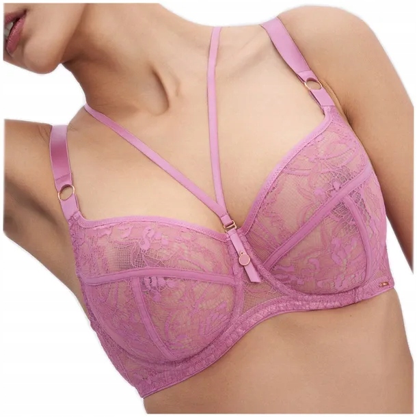 Biustonosz Alles Chiara M miękki różowy soft zbierający 80J