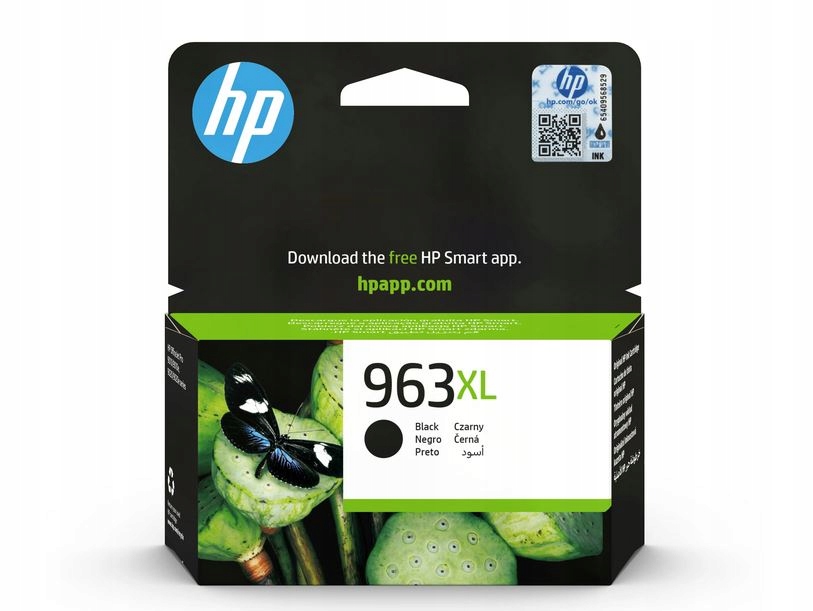 Tusz Hp 963XL 3JA30AE 47,86ml K Originál 9010 9012E 9020 9022E 9023 9025E