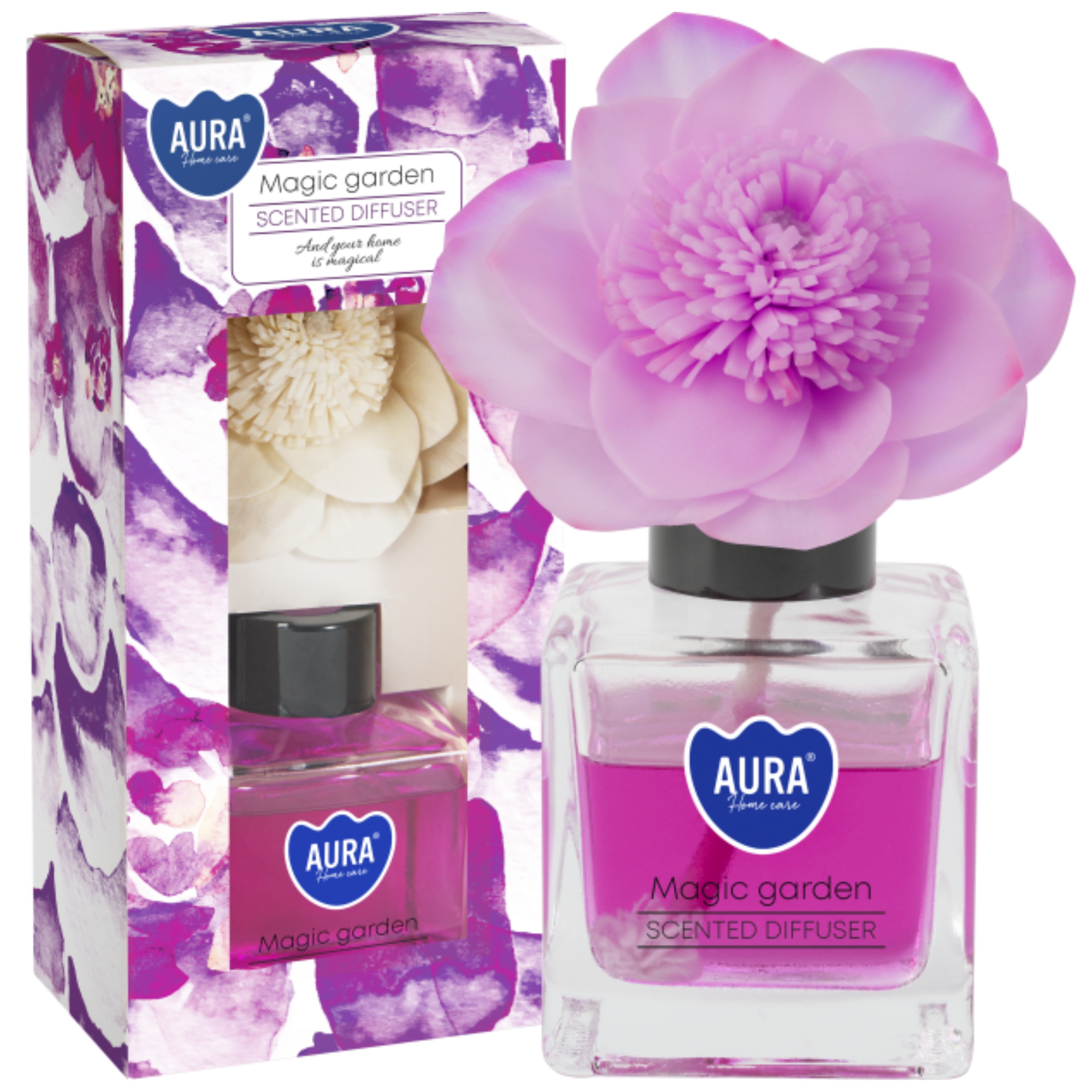 Dyfuzor zapachowy kwiat BISPOL odświeżacz powietrza magiczny ogród 80ml