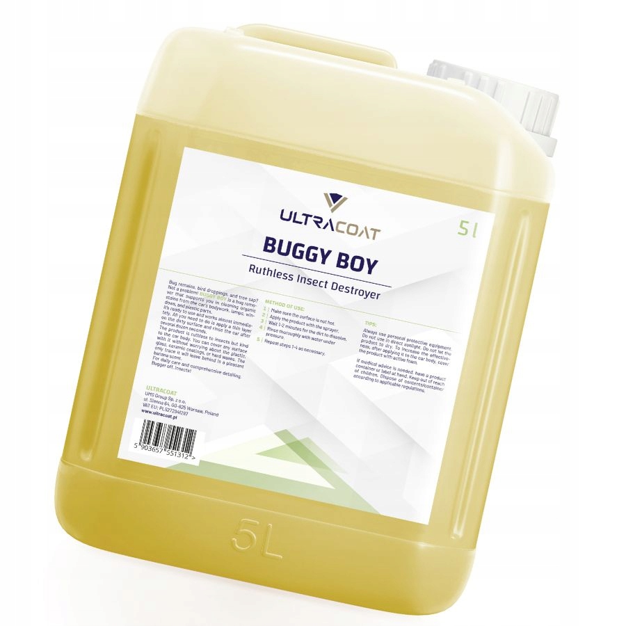 Ultracoat Buggy Boy 5L usuwanie owadów BEZPIECZNY DLA POWŁOK
