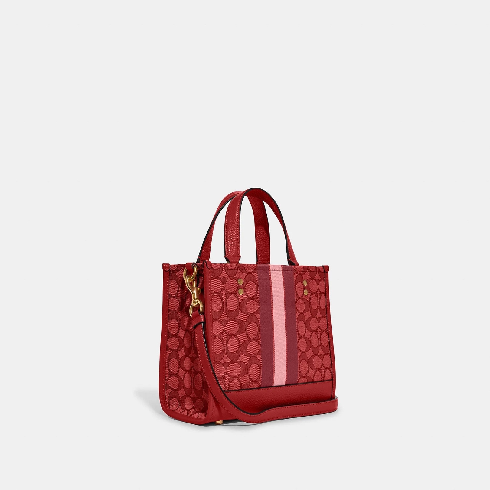 Taška Coach Dempsey Tote 22 in signature jacquard