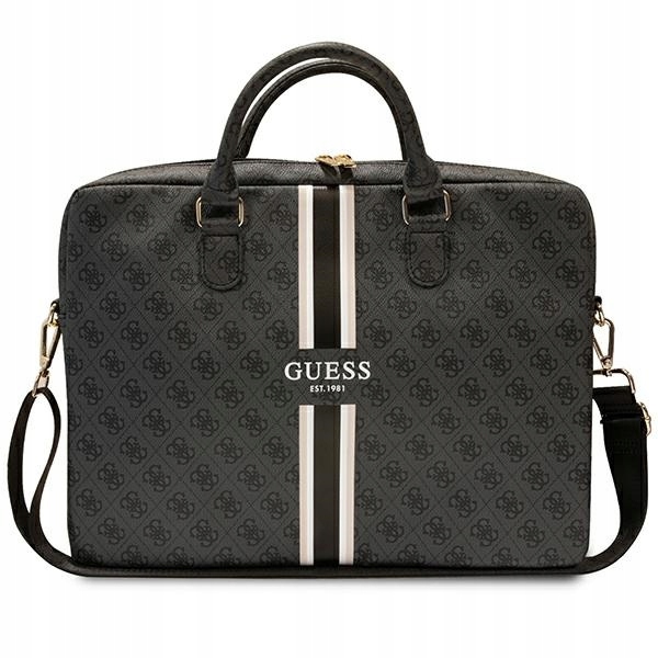 Guess Taška GUCB15P4RPSK 16" černá/černá 4G Printed Stripes