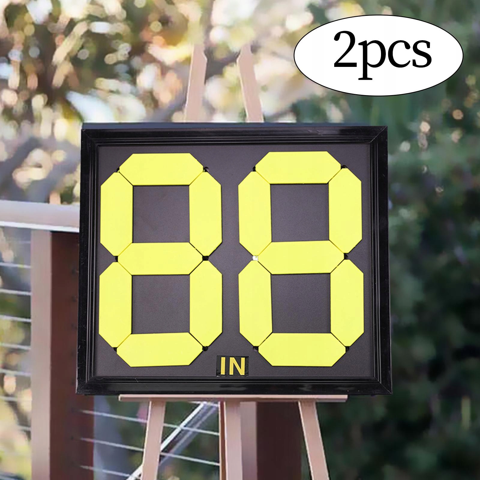 2 Pieces Soccer Football Substitution Board Typ inny