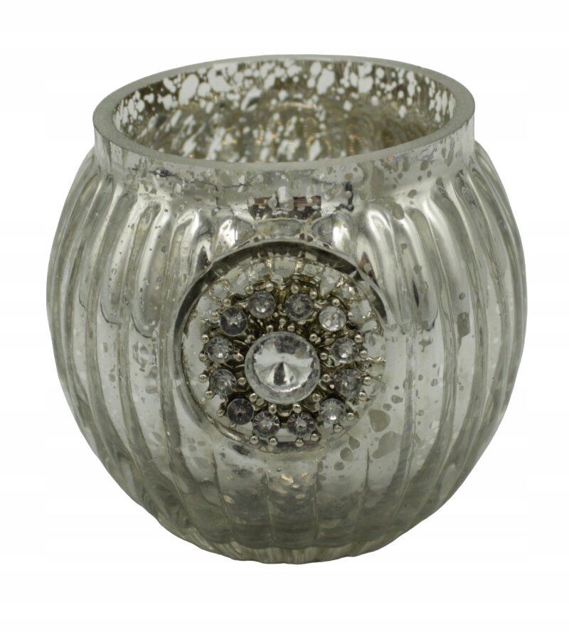 

Świecznik szklany 7x7 cm