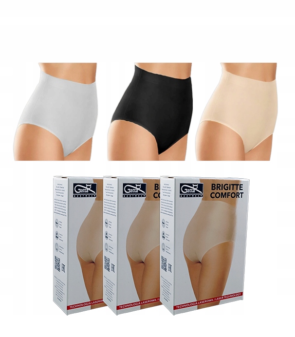 

3szt. Gatta Figi Majtki Brigitte Comfort - r. L
