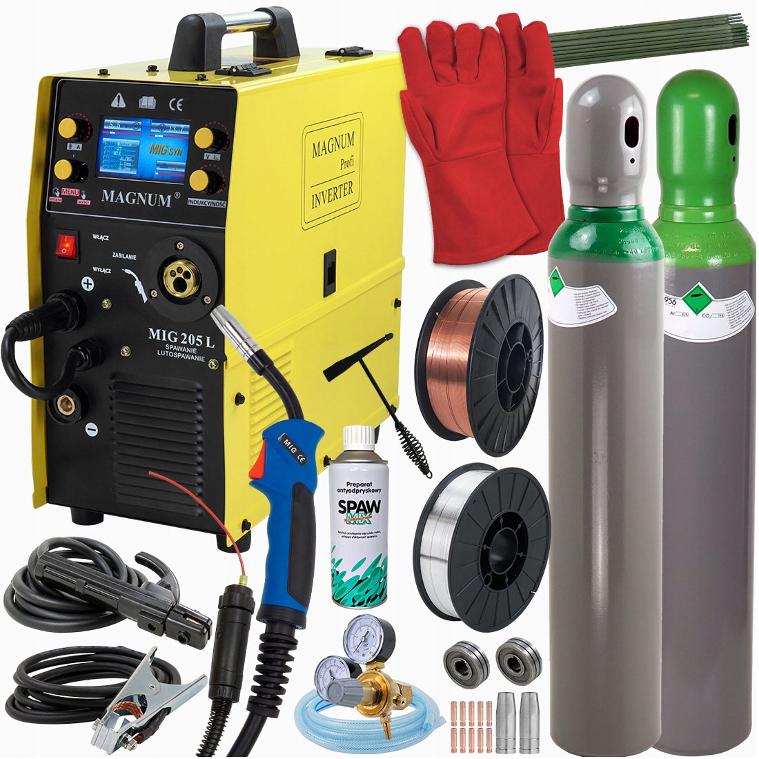 

Migomat Spawarka Magnum Synergia 200A Aluminium