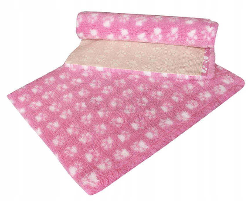 

Dry Vet Bed legowisko 100x150cm róż/biały