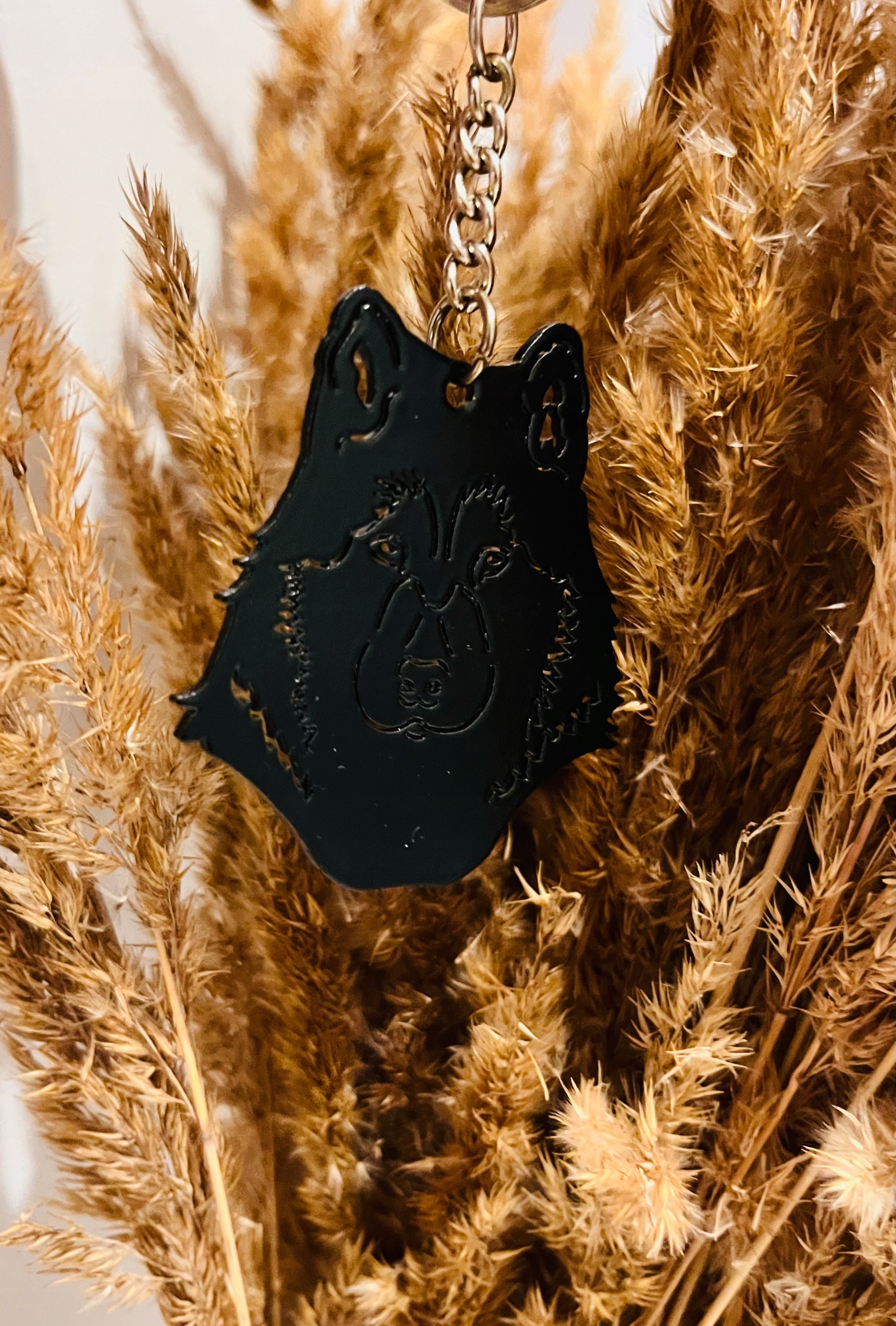 Brelok Breloczek do kluczy Pies Malamut Materiał dominujący metal