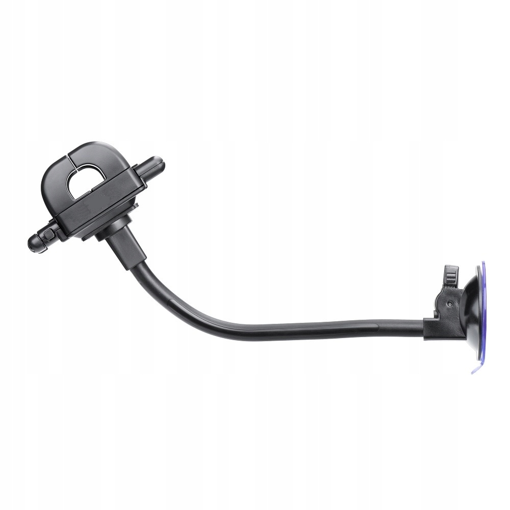 DŁUGI UCHWYT NA TELEFON DO SAMOCHODU NA SZYBĘ - SAMOCHODOWY NAWIEW GIĘTKI Kolor czarny