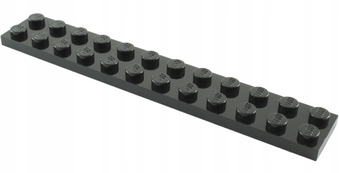 

60037N Lego 2445 244526 - płytka 2x12 czarny 1szt