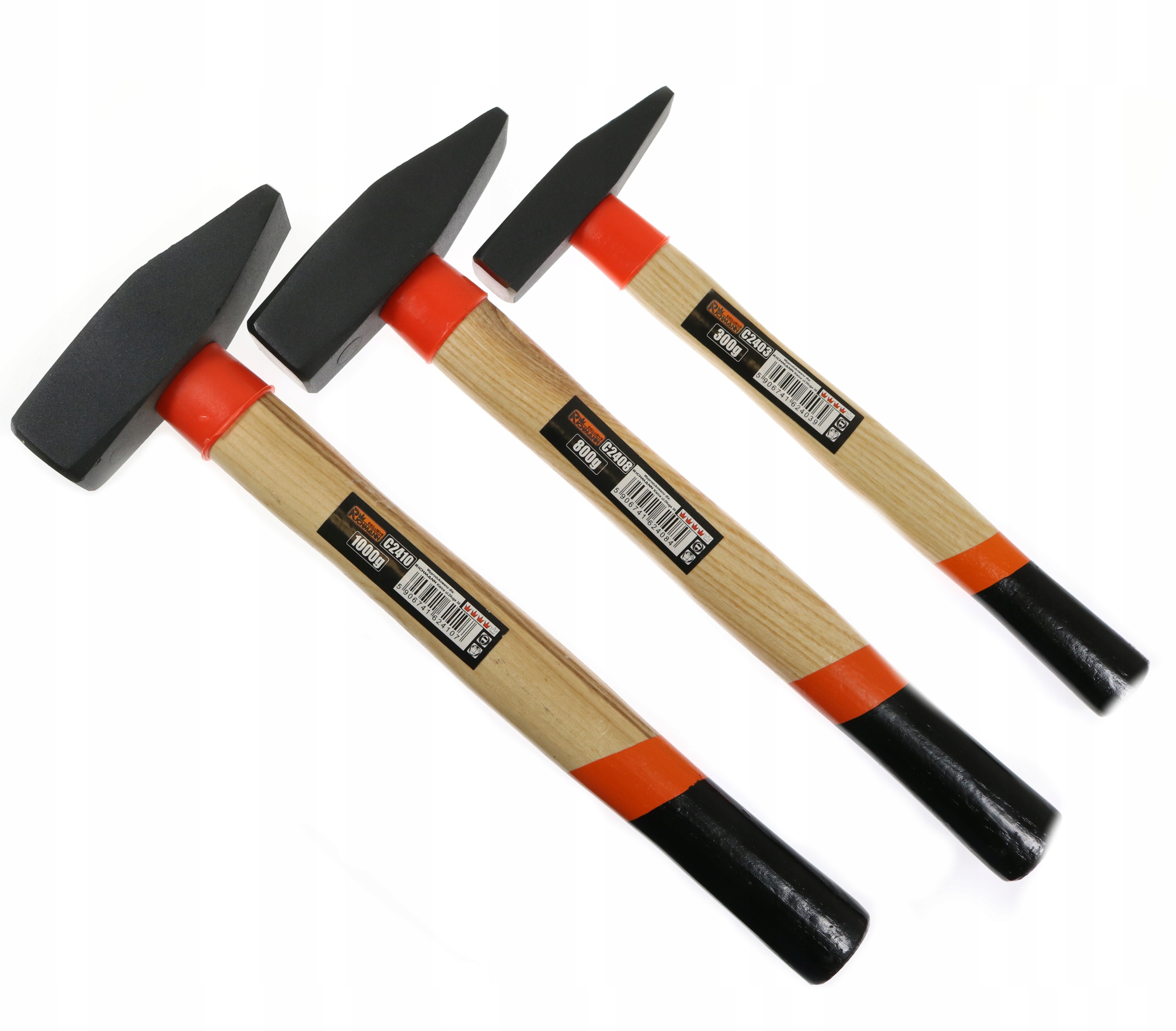 MŁOTEK ŚLUSARSKI ZESTAW KOMPLET 3 MŁOTKÓW MŁOTKI