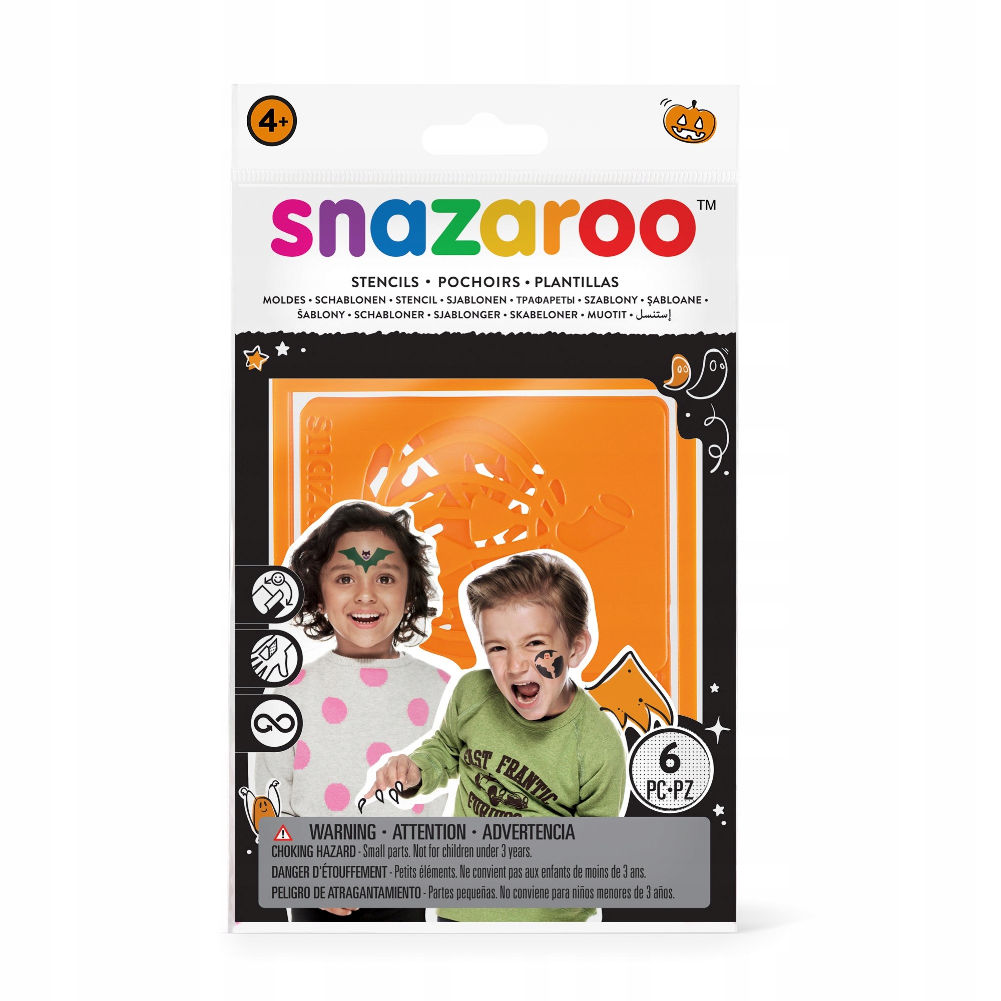 

Snazaroo Szablony do malowania ciała: Halloween
