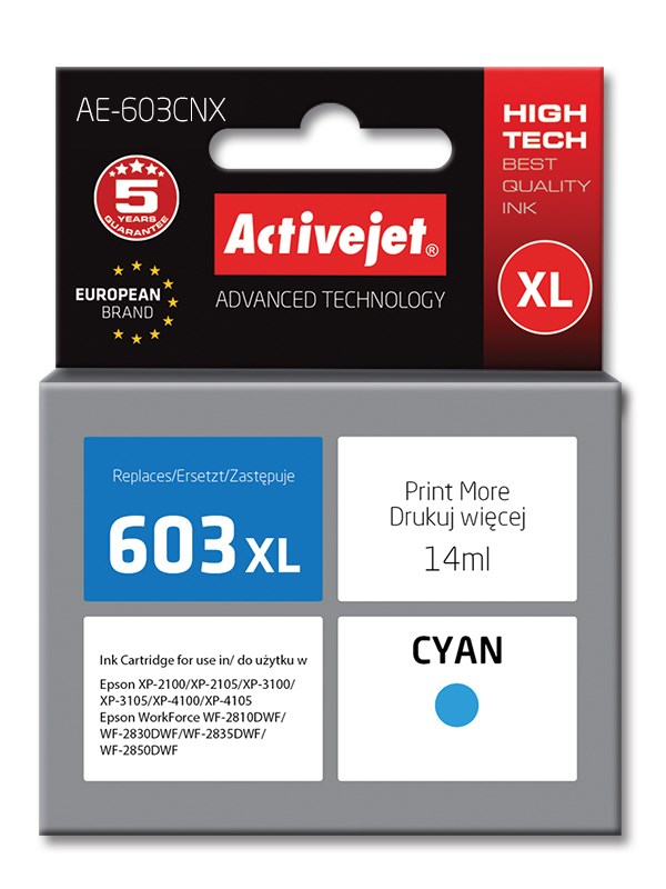 Tusz Activejet AE-603CNX Epson 603XL T03A24; Supre