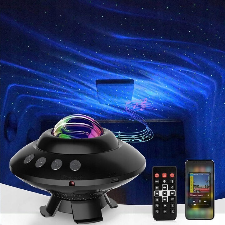 

Gwiezdny Projektor Led Pilot Bluetooth Głośnik