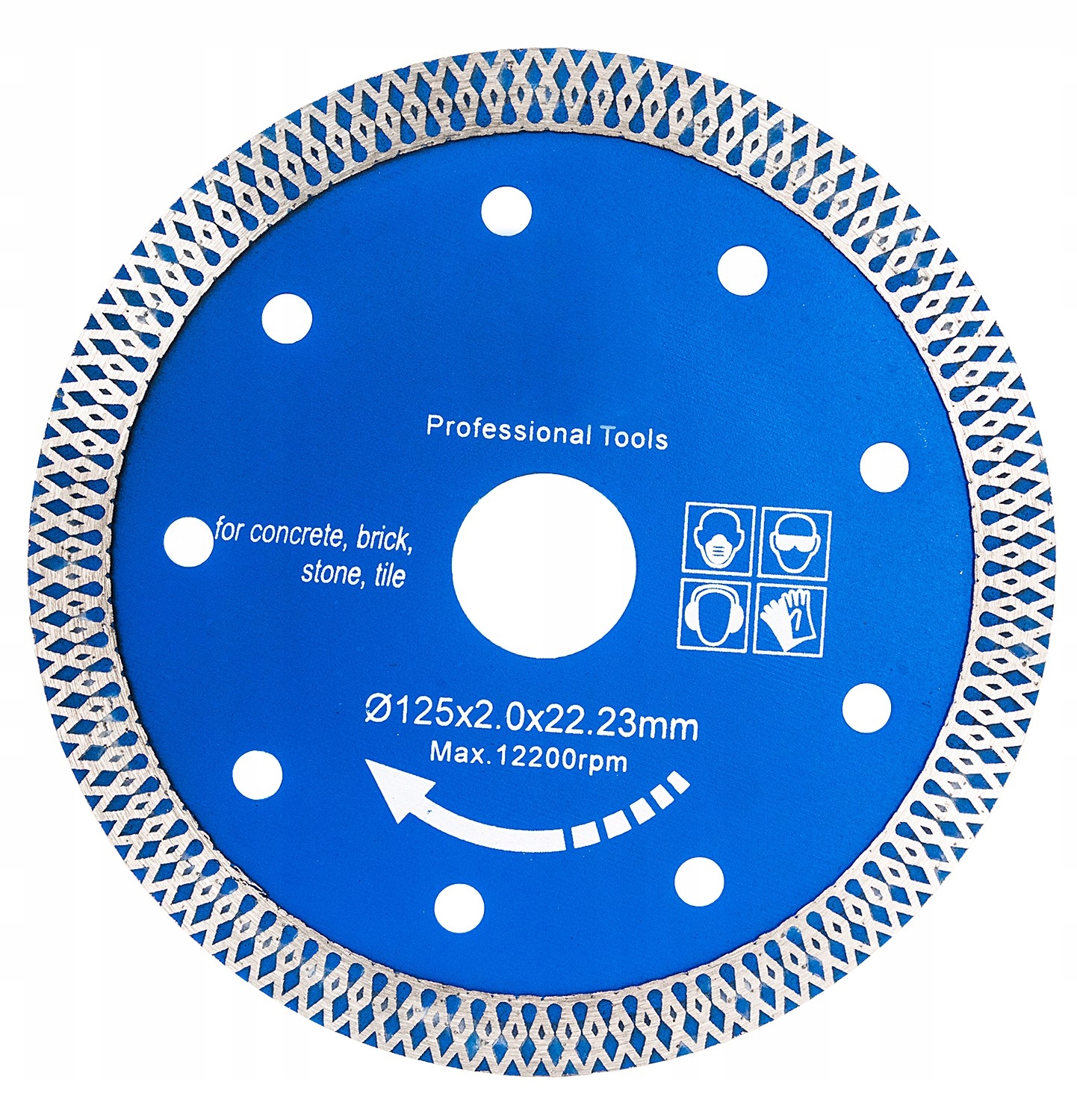 TARCZA DIAMENTOWA DO CIĘCIA GRESU PŁYTEK 125MM PRO