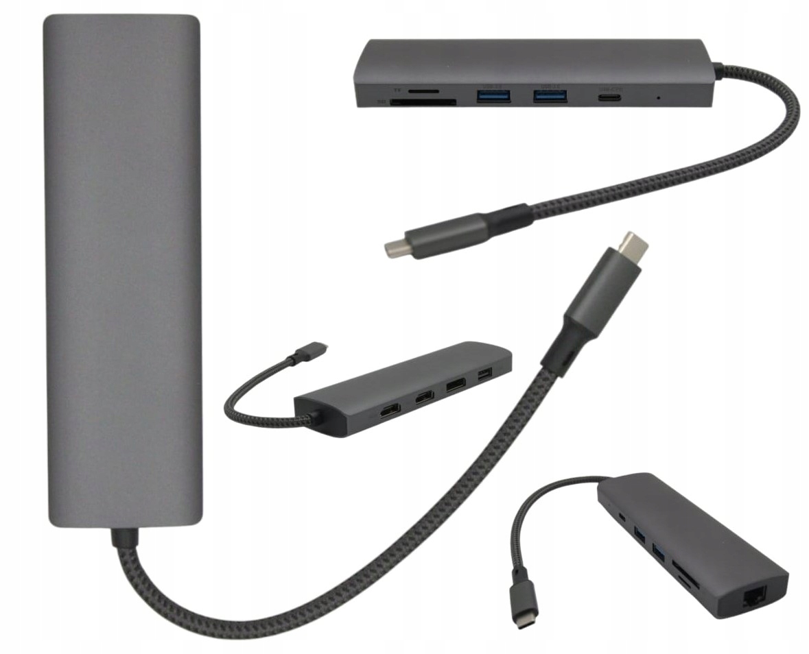 Čtečka Sd MicroSD pro notebooky Toshiba Multiport Usb-c s Pd nabíjením