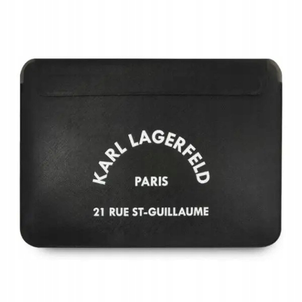 Pokrowiec na laptopa Karl Lagerfeld Saffiano Rsg Sleeve 13" czarny Karl