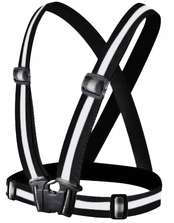 SZELKI ODBLASKOWE REGULOWANE KAMIZELKA ODBLASKOWA ROWER BIEGI MOTOR UNI Marka Carmotion