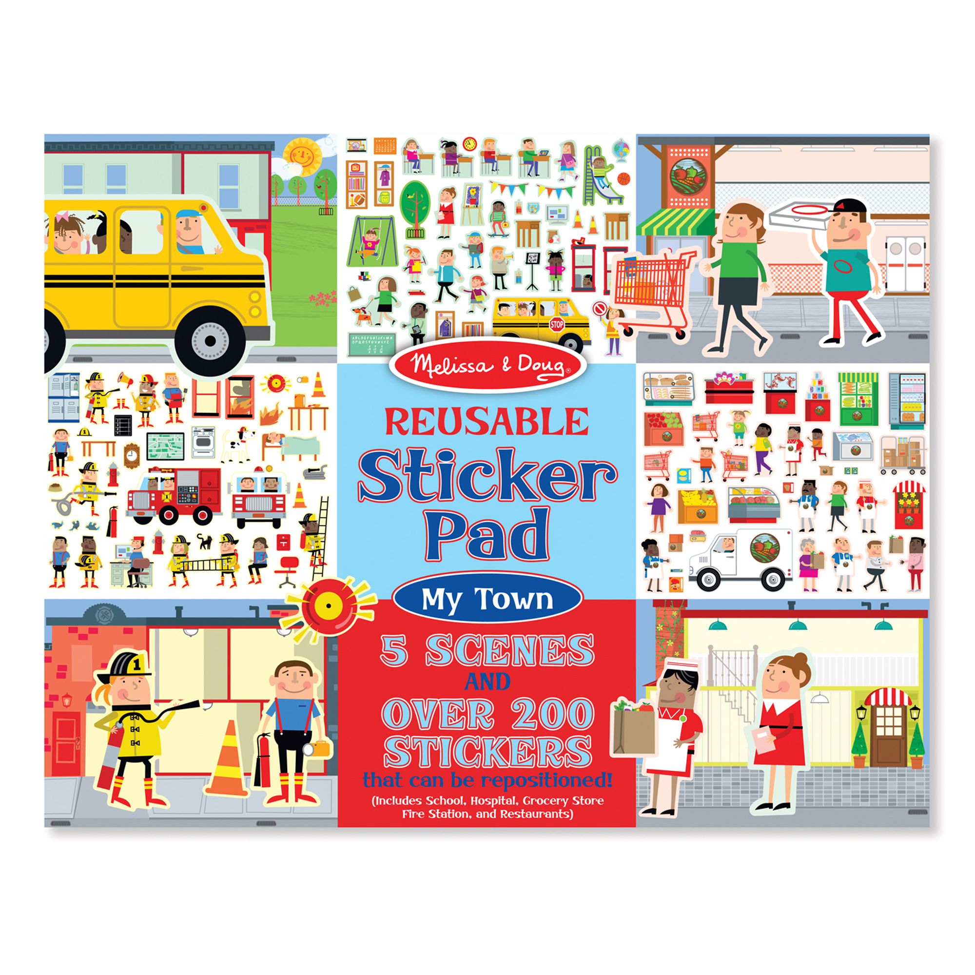 

Melissa & Doug Naklejki Wielorazowe Miasto