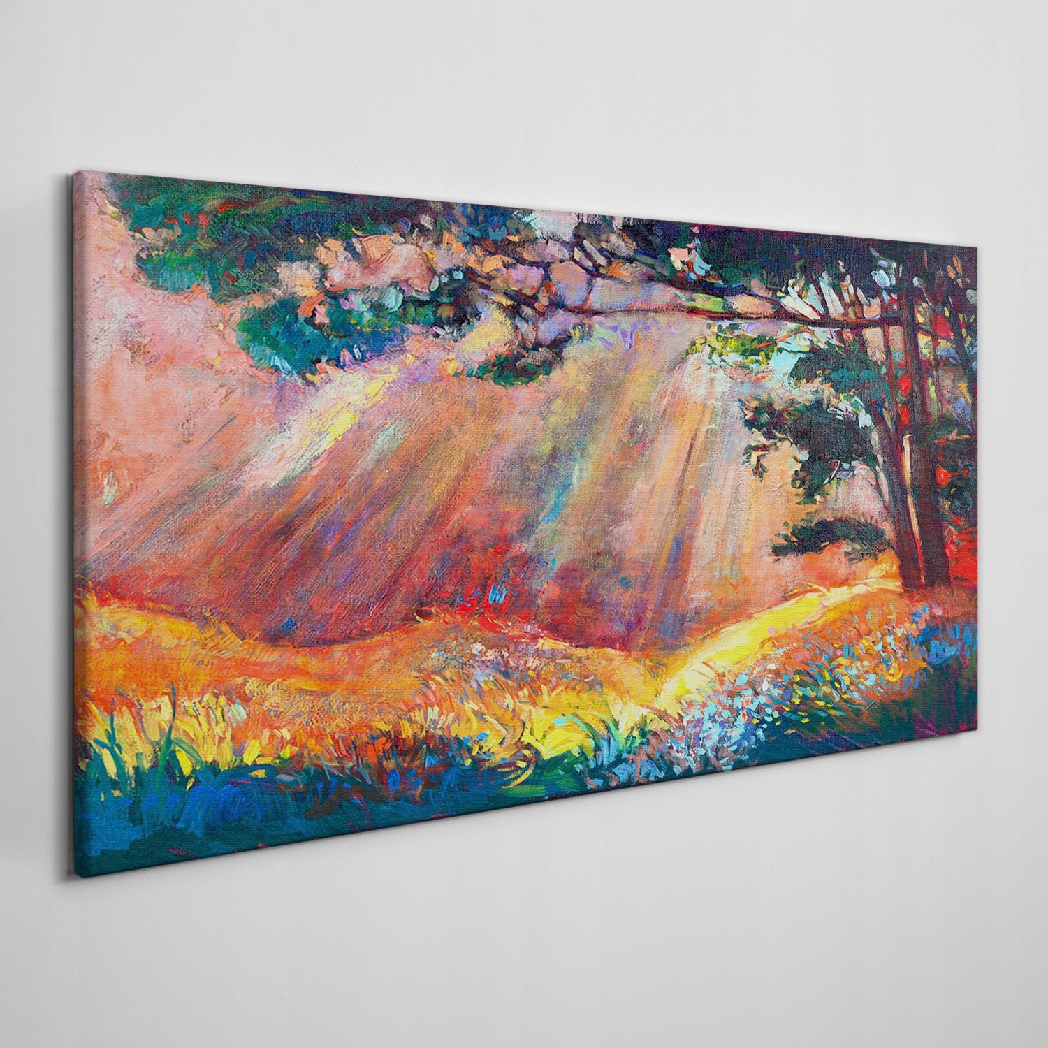 

Obraz na płótnie Drzewo kwiaty natura 100x50 cm
