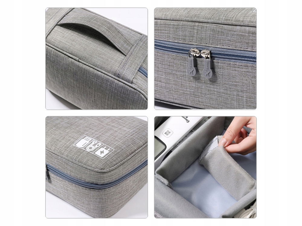 ORGANIZER PODRÓŻNY TORBA ETUI NA ŁADOWARKI I KABLE Model 01898