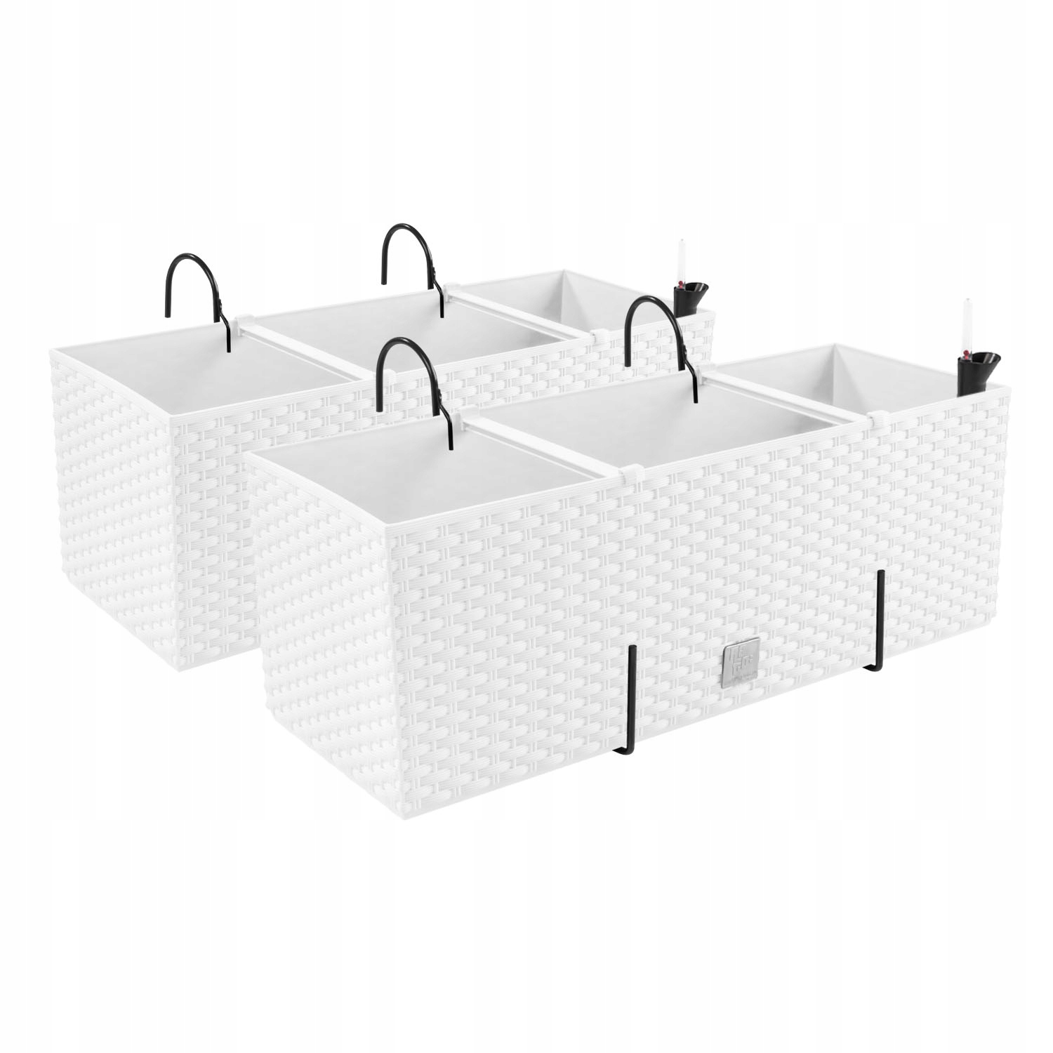 

2x Donica skrzynia Rato DRTC500 system haki Biała