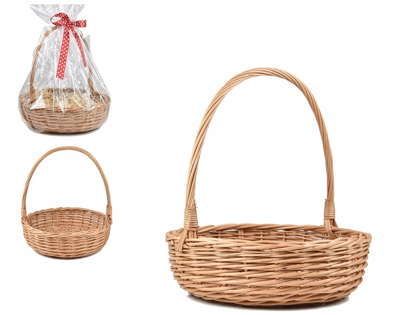 Kosz upominkowy ŚLUB prezentowy NA KWIATY PREZENT