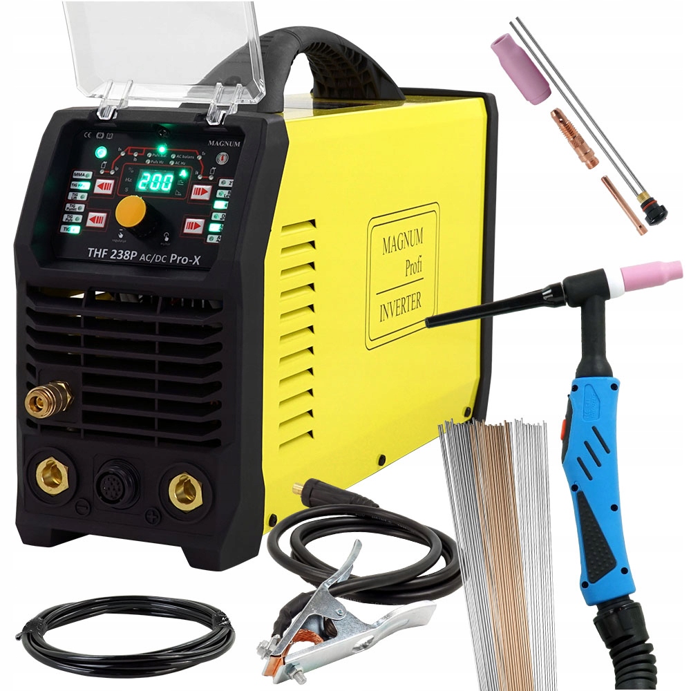 Зварювальний апарат TIG AC DC для алюмінію Magnum 238 Pro X