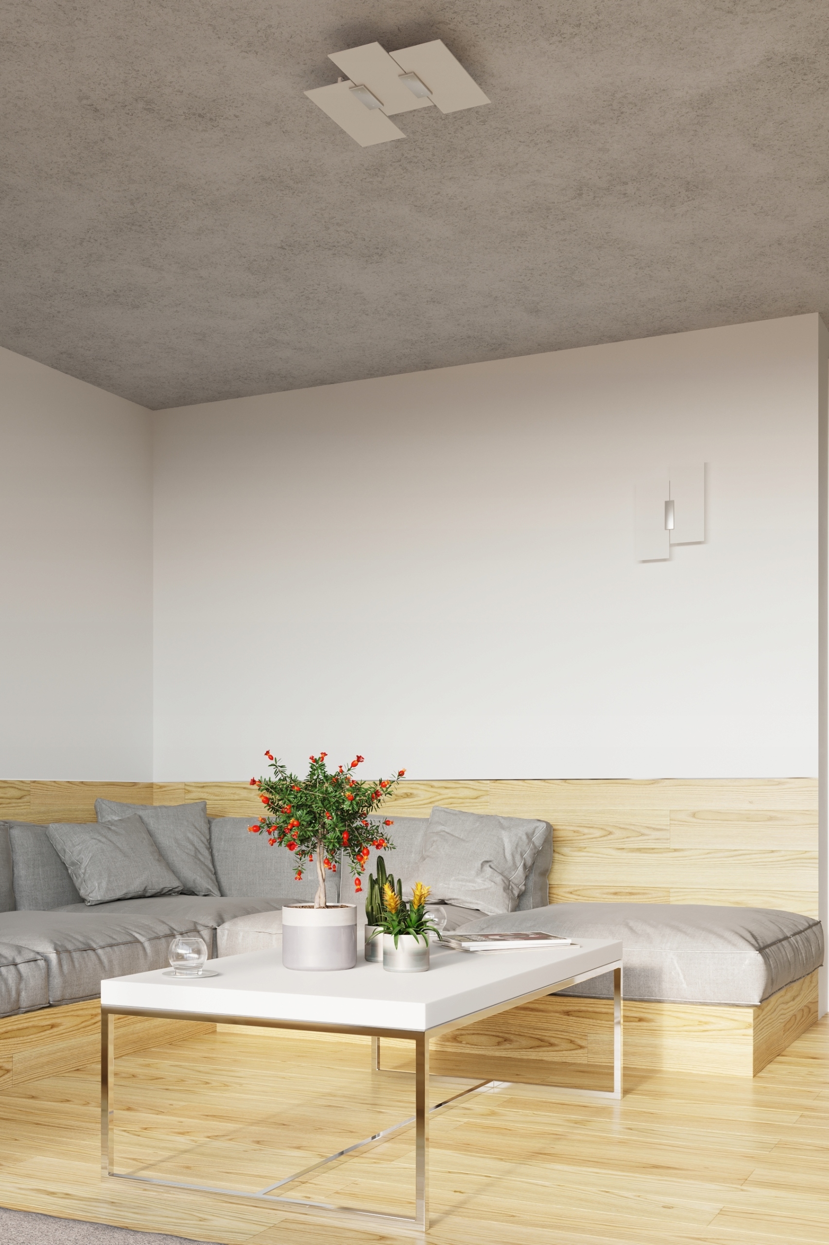 PLAFON LED NOWOCZESNA LAMPA ŚCIENNA FABIANO SZKŁO CHROM SALON SOLLUX Zasilanie sieciowe