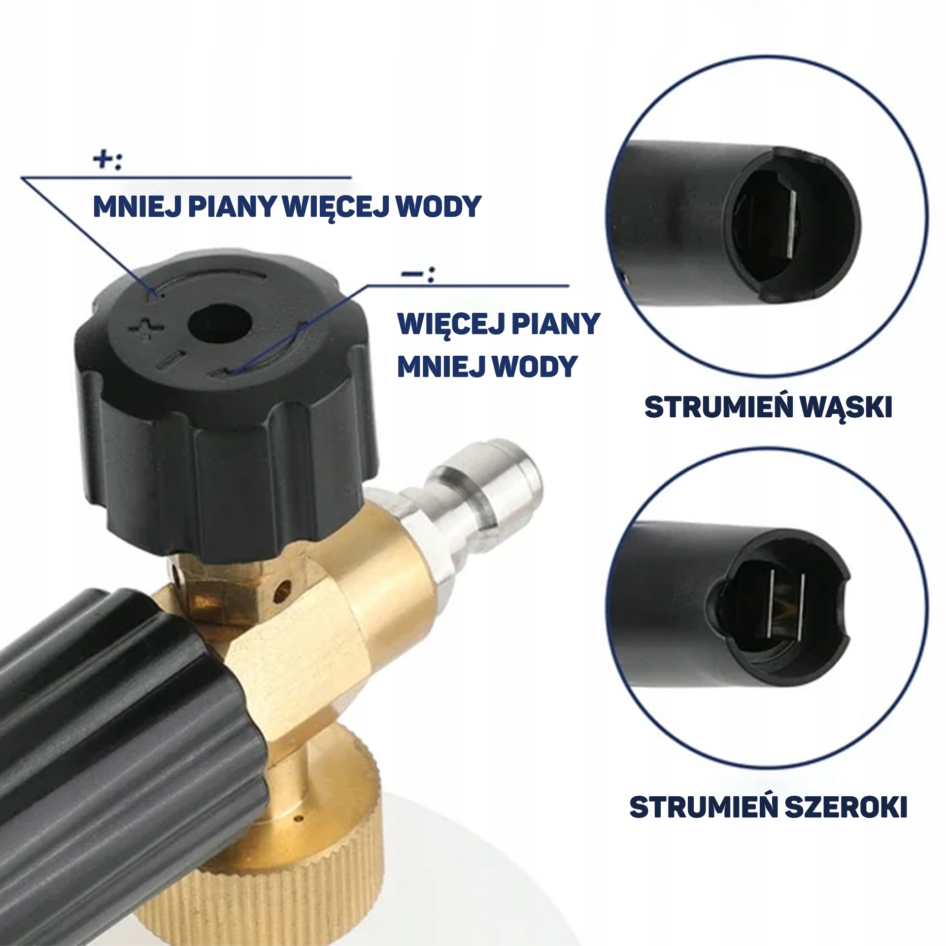 PIANOWNICA 1000ML PISTOLET PIANY DO MYJKI CIŚNIENIOWEJ SZYBKOZŁĄCZKA Kod producenta G73147