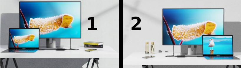 KABEL USB-C do DISPLAYPORT MacBook 4K 60Hz 1.8m Długość kabla 1.8 m