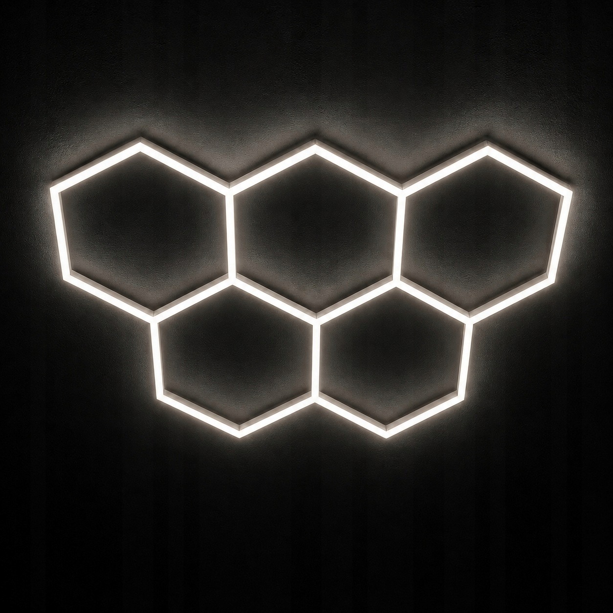 Led lampa Hexagon Stropní panel Osvětlení do garáže Dílna 168W 4000K