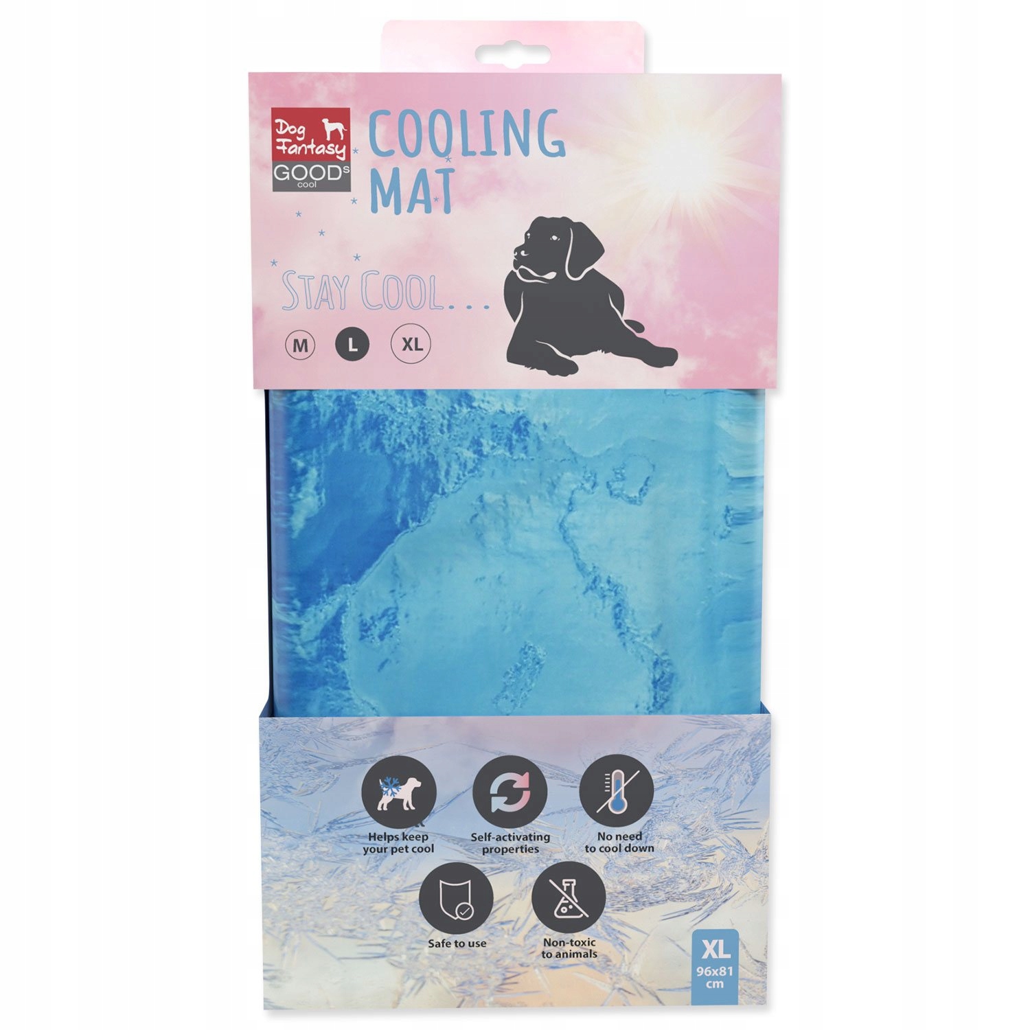 Levně Podložka Dog Fantasy chladící 96x81cm