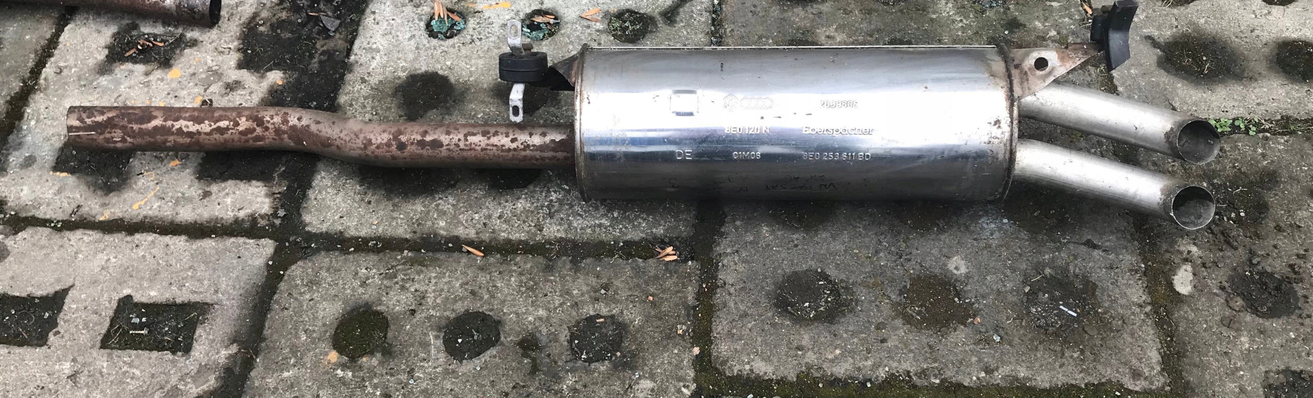 VW PASSAT B5 LIFT AUDI A4 B6 B7 TŁUMIK KOŃCOWY