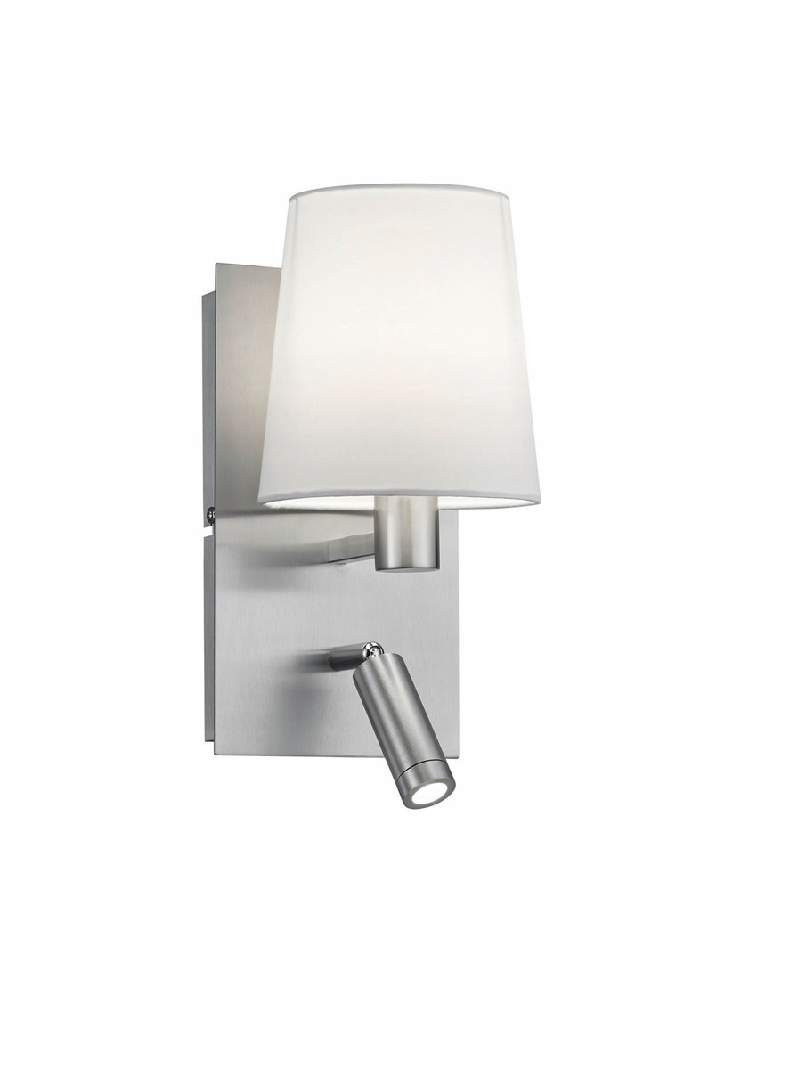 Nástenná lampa s tienidlom strieborná Trio