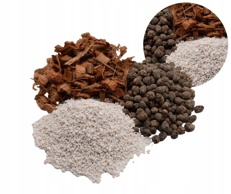 Zestaw do sadzenia roślin KERAMZYT PERLIT CHIPSY