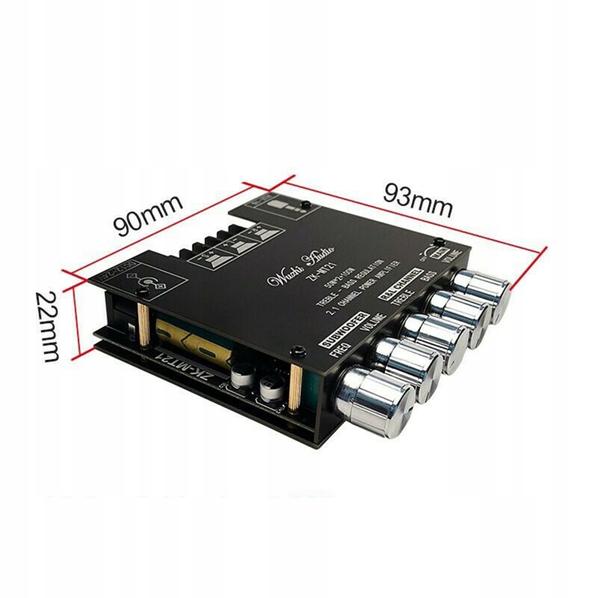 CYFROWY WZMACNIACZ BLUETOOTH PŁYTA 50W X 2 Liczba kanałów 0